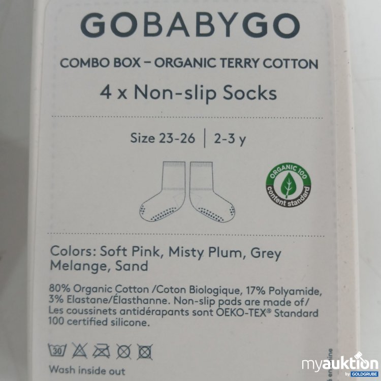 Artikel Nr. 444958: GoBabyGo Antirutsch-Socken Gr 23-26 4Pack