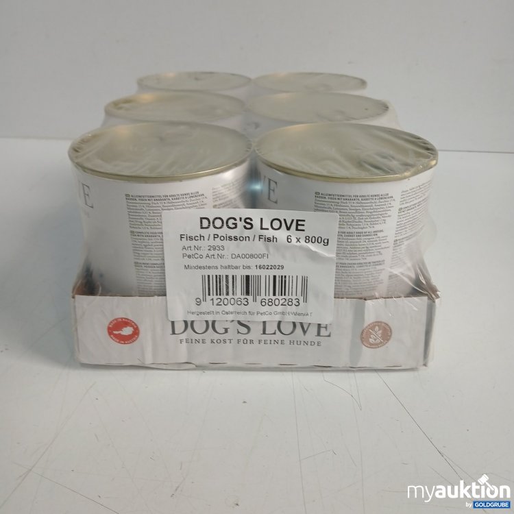 Artikel Nr. 463958: DOGS LOVE DOGS Hundefutter Fisch 6 x 800 g
