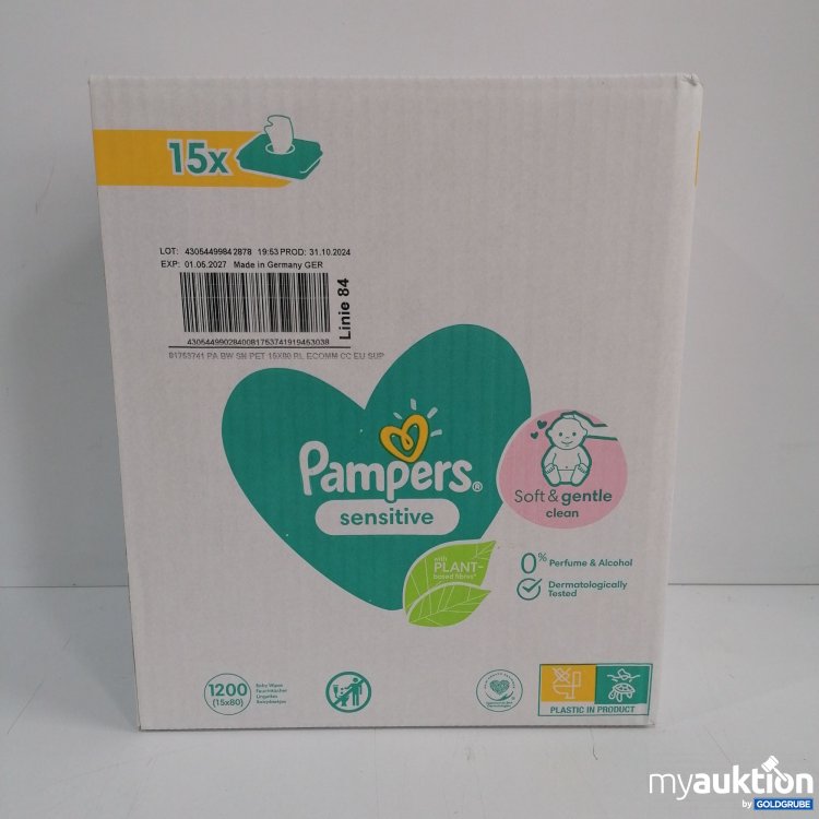 Artikel Nr. 825958: Pampers Sensitive Feuchttücher 15x