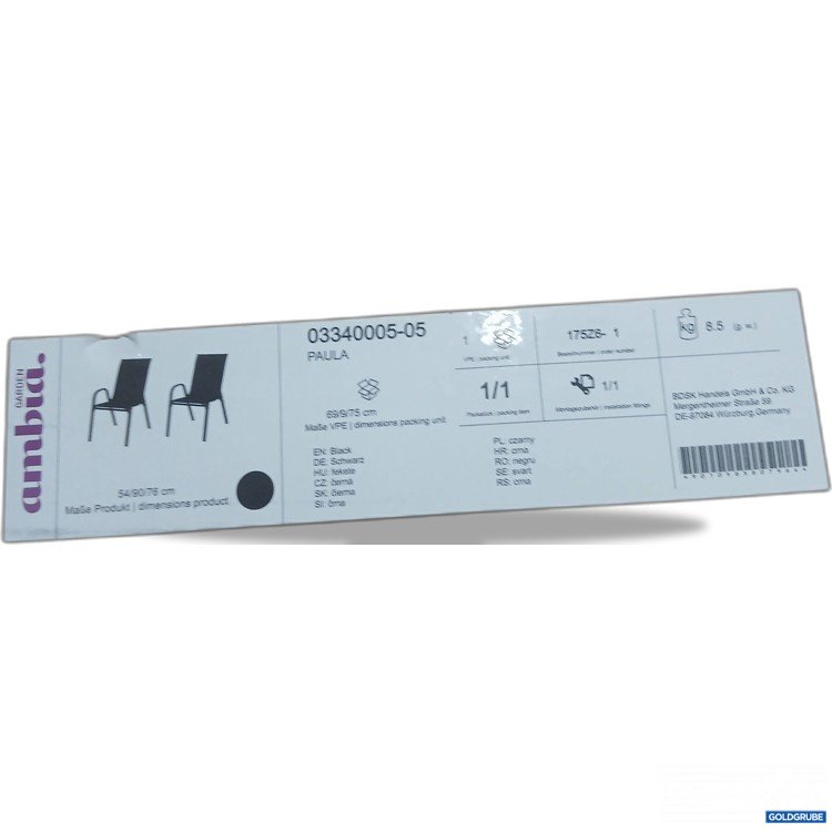 Artikel Nr. 888958: Ambia Garden Paula 03340005-05 schwarz 