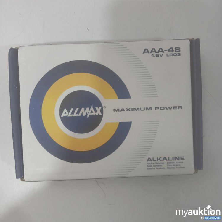 Artikel Nr. 911958 Artikel Nr. 911958: Allmax Maximum Power Alkaline Batteries