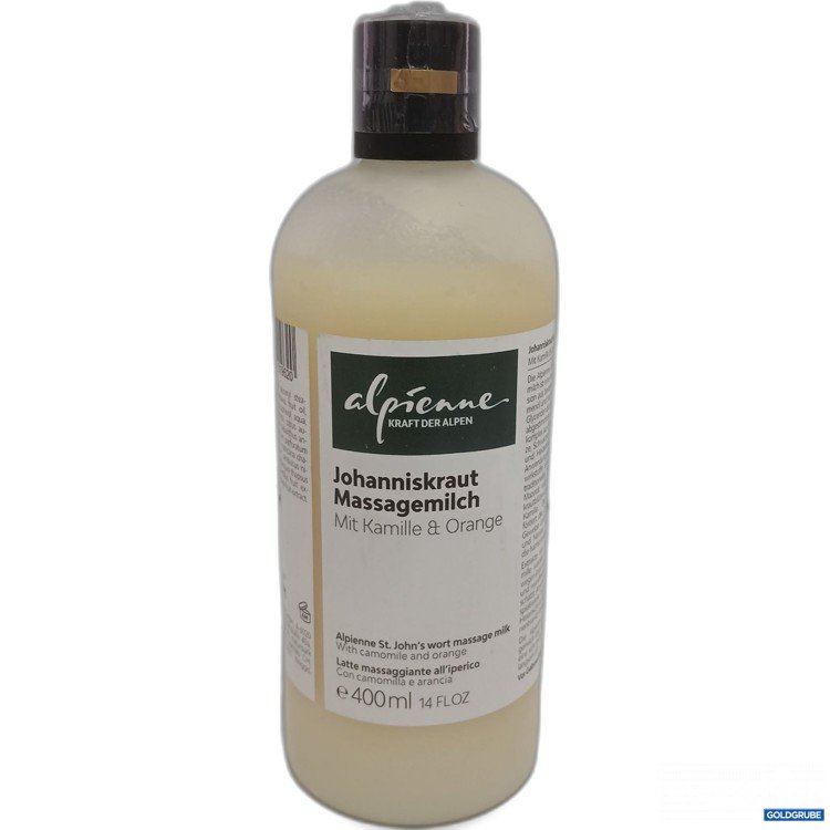 Artikel Nr. 957958: Alpine Kraft der Alpen Johanniskraut Massagemilch 400ml  