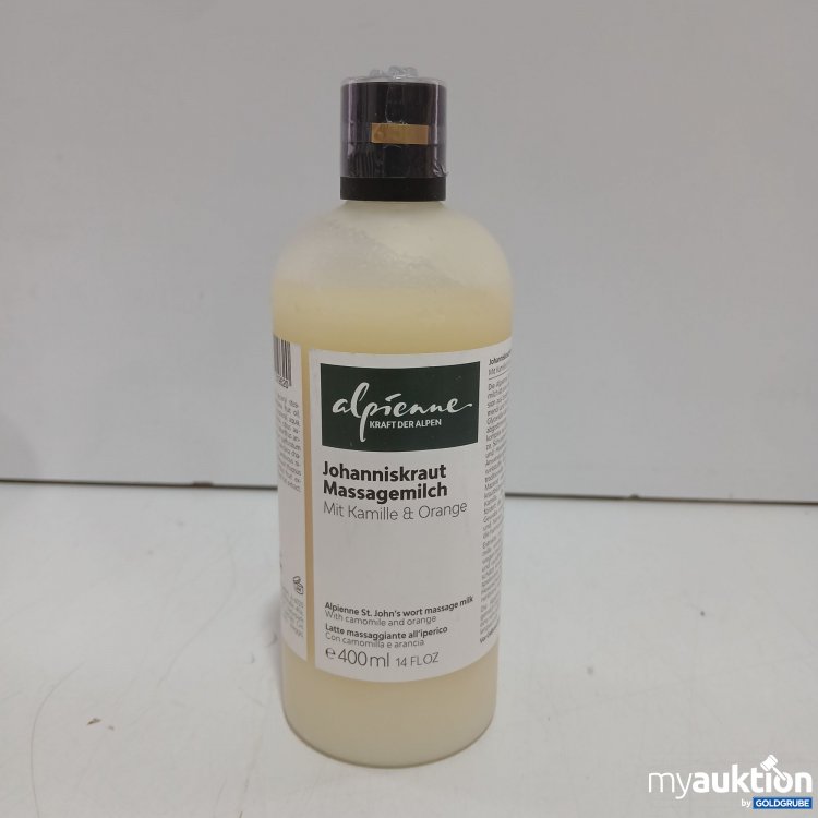 Artikel Nr. 957958: Alpine Kraft der Alpen Johanniskraut Massagemilch 400ml  