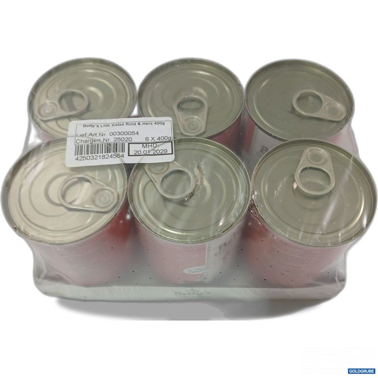 Artikel Nr. 976958: Betty's LHR Katze Rind & Herz 6x400 g