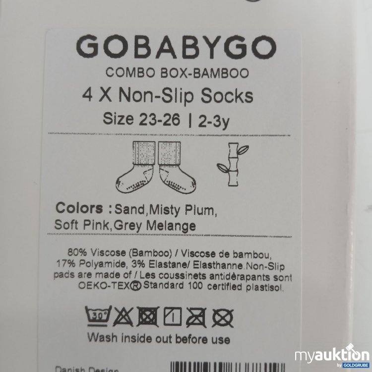 Artikel Nr. 444959: GoBabyGo Antirutsch-Socken Gr. 23-26 4Pack