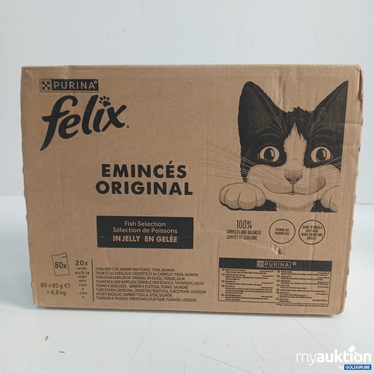Artikel Nr. 463959: Purina Felix Emincés Original Katzenfutter Fish Selection in Jelly 80x85g