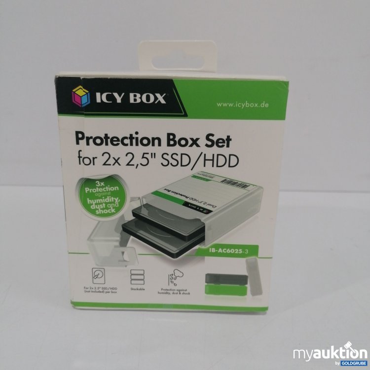 Artikel Nr. 855959: Icy Box Protection Box Set for 2x2.5" SSD/HDD