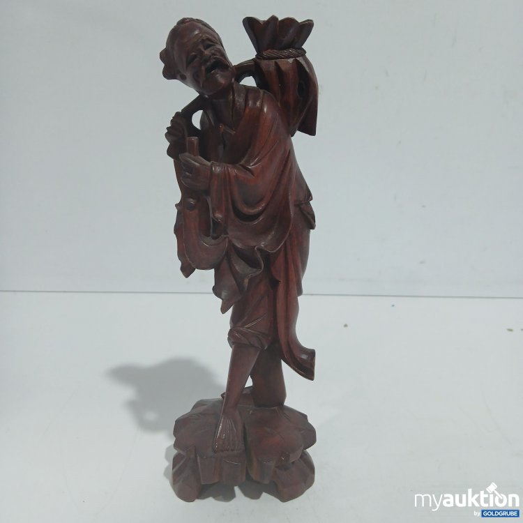 Artikel Nr. 872959: Antiker Chinesischer Reisbauer Skulptur ca. 26cm 