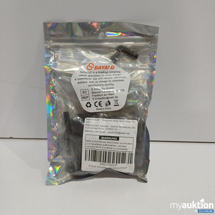 Artikel Nr. 898959: Dayalo Sechskantschlüsselschrauben 30Stk.