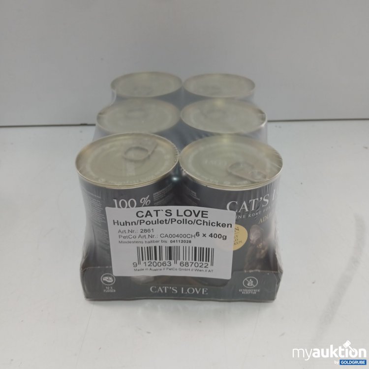Artikel Nr. 980959 Artikel Nr. 980959: Cat's Love Huhn 6x400g