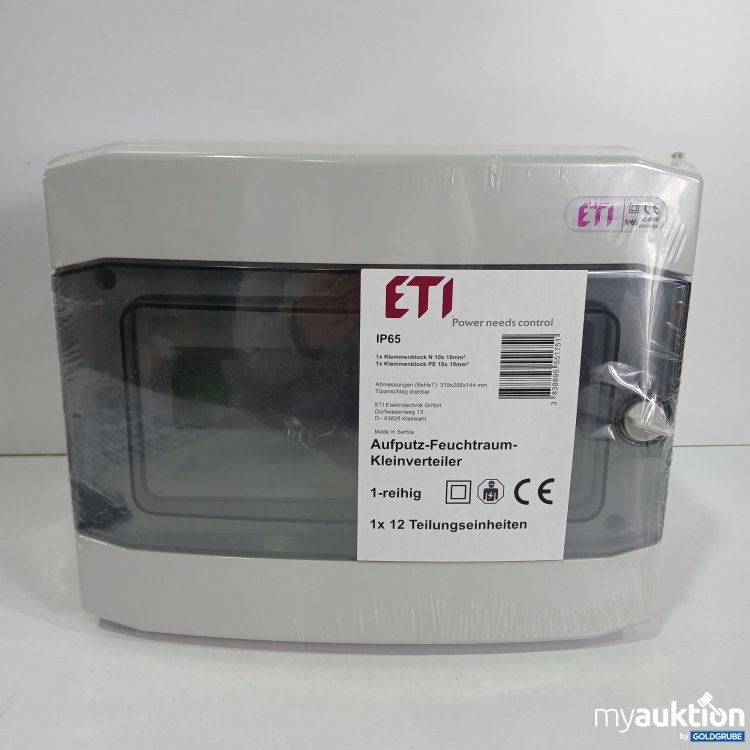 Artikel Nr. 436960: ETI Aufputz-Feuchtraum-Kleinverteiler