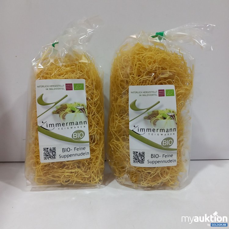 Artikel Nr. 868960: Zimmermann Bio Feine Suppennudeln 2Stk. 250g