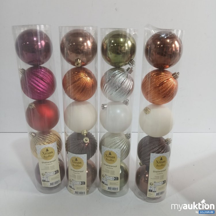 Artikel Nr. 939960 Artikel Nr. 939960: Xmas Baubles Shatterproof 4x 5x ø8cm