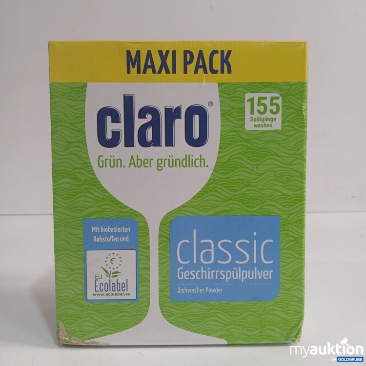 Artikel Nr. 952960: claro Geschirrspülpulver classic MAXI PACK 2,8kg