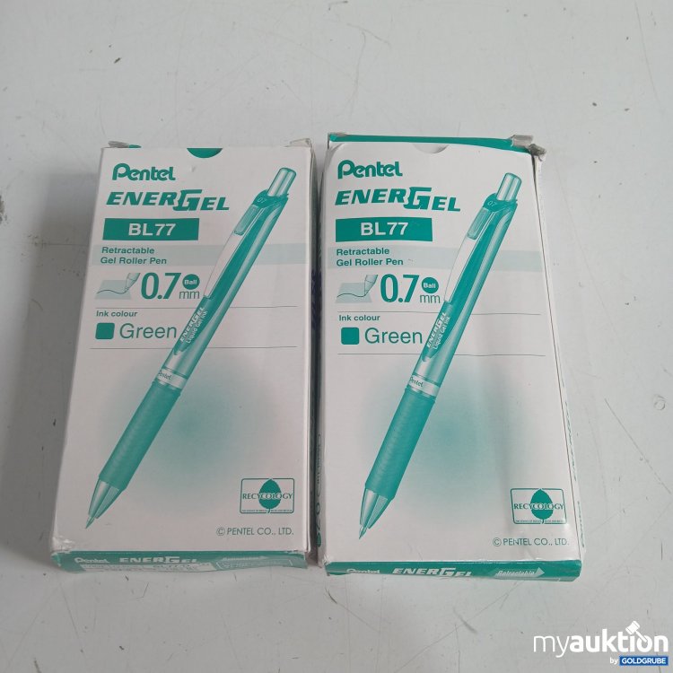 Artikel Nr. 956960: Pentel EnerGel Gel Roller Pen green je 12Stk 