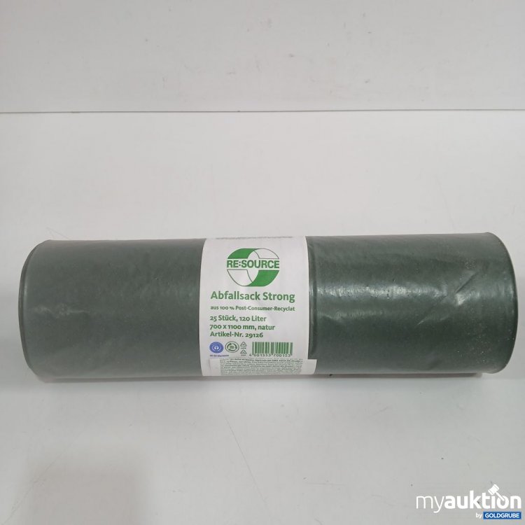 Artikel Nr. 963960 Artikel Nr. 963960: RE:SOURCE Abfallsack Strong 25 Stück 120 Liter