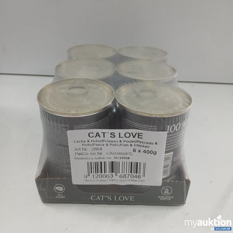 Artikel Nr. 980960 Artikel Nr. 980960: Cats Love Lachs & Huhn 6x400g