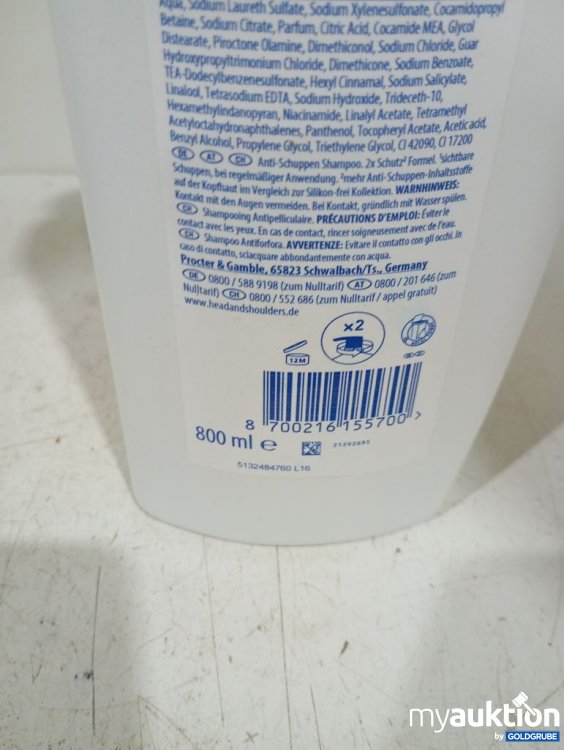 Artikel Nr. 983960: head&shoulders Classic Clean Shampoo XXL 800ml