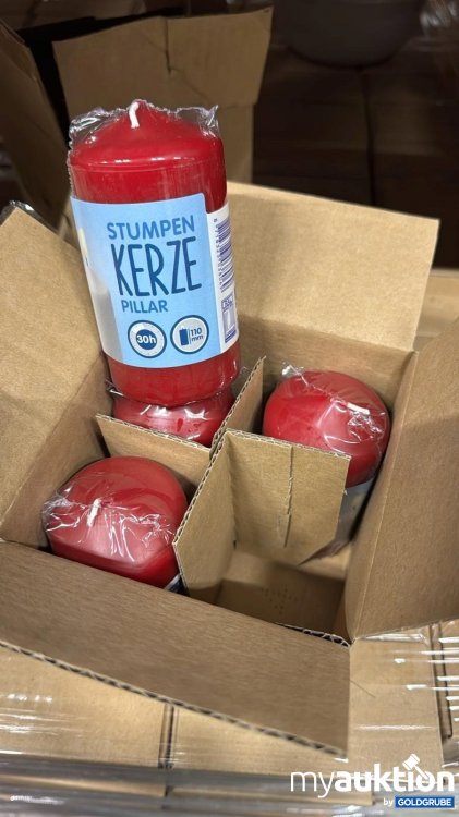 Artikel Nr. 917961: Stumpenkerze rot 6 x 17 cm