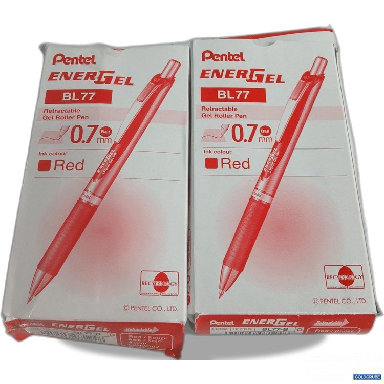 Artikel Nr. 956961: Pentel EnerGel Gel Roller Pen red je 12Stk 