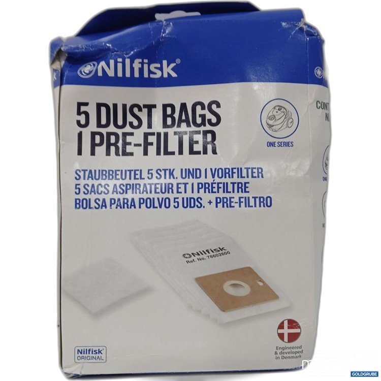 Artikel Nr. 961961: Nilfisk Staubbeutel 5 Stück + Vorfilter