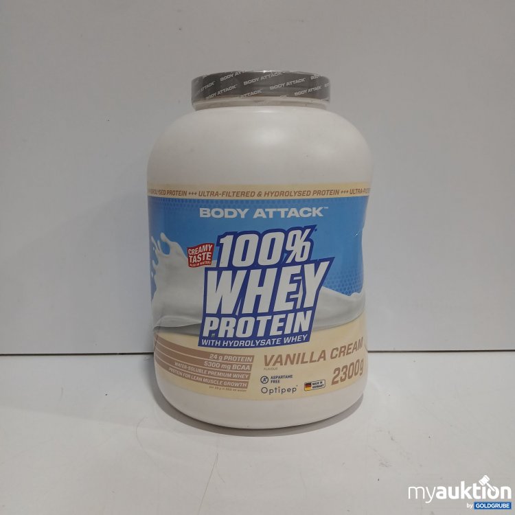 Artikel Nr. 971961: Body Attack Whey Protein Vanilla Cream 2300g 