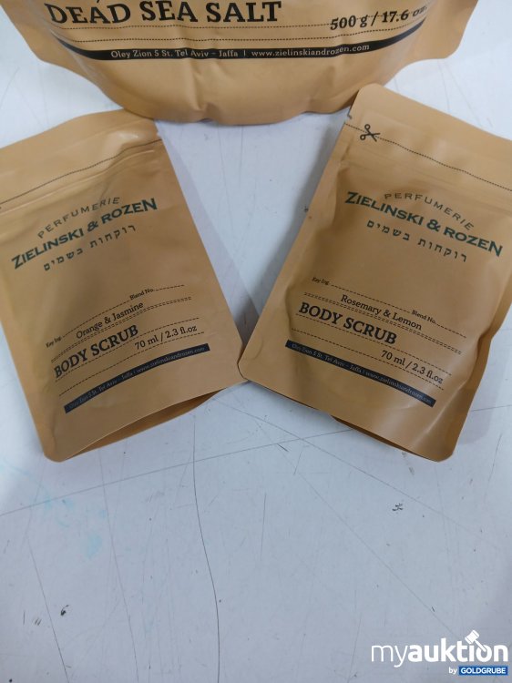 Artikel Nr. 994961 Artikel Nr. 994961: PERFUMERIE ZIELINSKI & ROZEN Dead Sea Salt 500g & 2x Body Scrub je 70ml