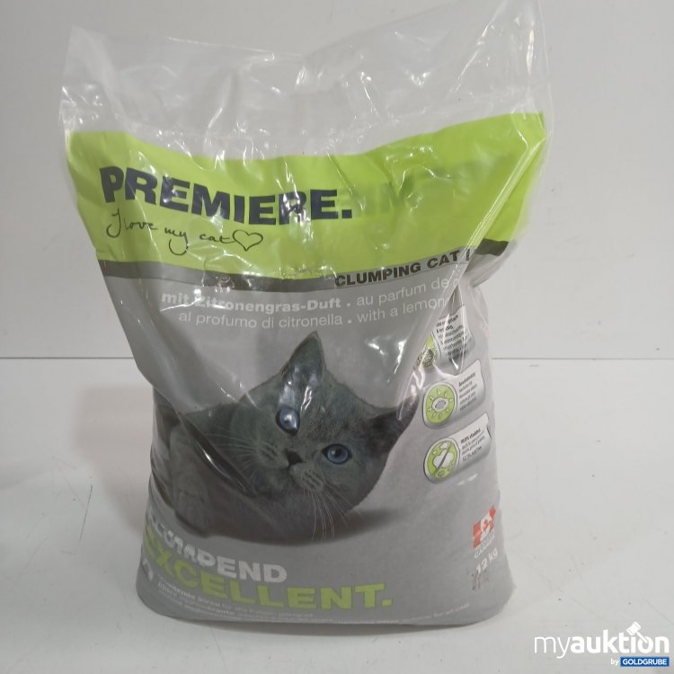 Artikel Nr. 464962: Premiere Katzenstreu mit Zitronengras-Duft 12 kg