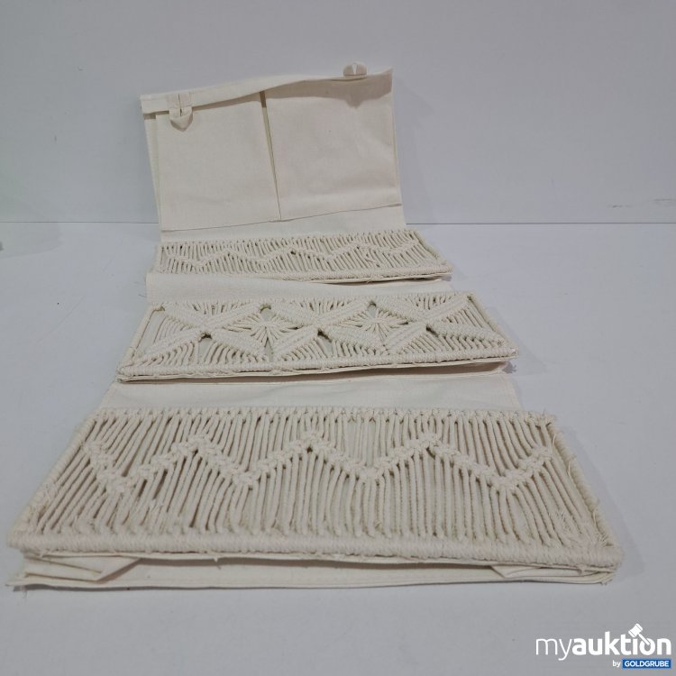 Artikel Nr. 811962: Wandorganizer beige Stoff 82x35cm