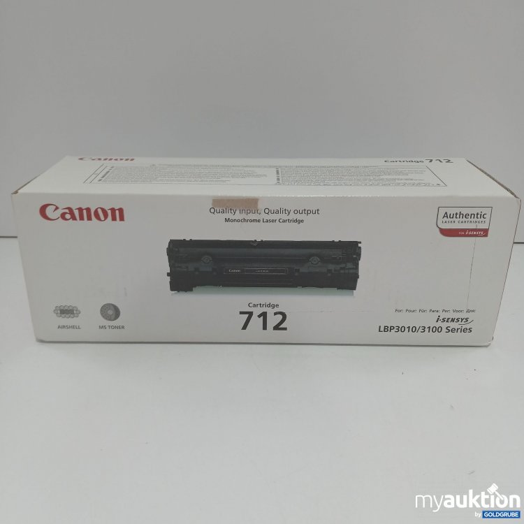 Artikel Nr. 832962 Artikel Nr. 832962: Canon Monochrome Laser Cartridge 712