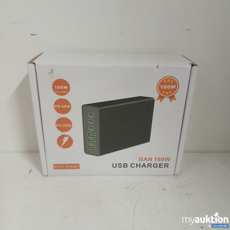 Artikel Nr. 874962: USB Charger GAN 160W 