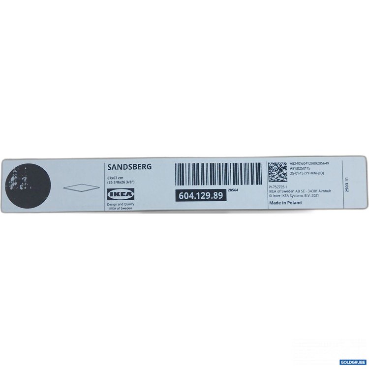 Artikel Nr. 887962 Artikel Nr. 887962: Ikea Sandsberg 67x67cm 604.129.89
