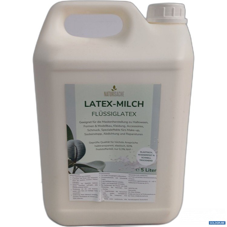 Artikel Nr. 953962: Naturnahe Latex-Milch Flüssiglatex 5l 
