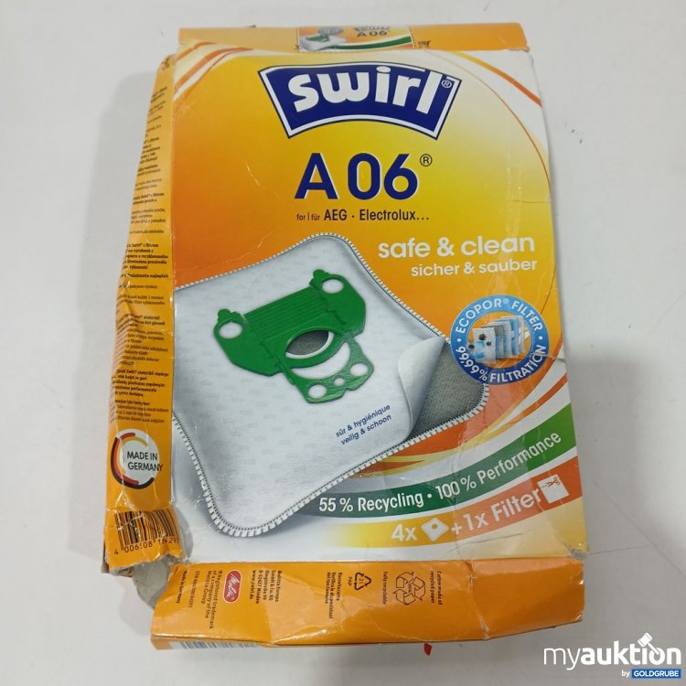Artikel Nr. 961962: swirl A 06 Staubsaugerbeutel