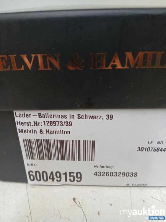 Artikel Nr. 986962 Artikel Nr. 986962: Melvin & Hamilton Leder Ballerinas Schwarz 39
