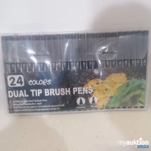 Auktion 24 Colors Dual Tip Brush Pens 