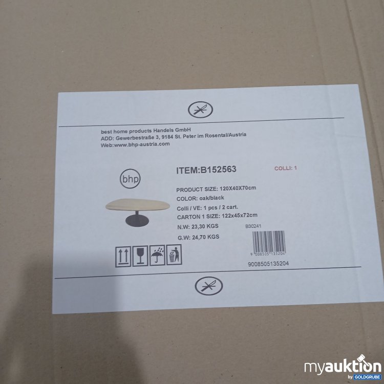 Artikel Nr. 887963 Artikel Nr. 887963: Best home Couchtisch 120x40x70cm B152563