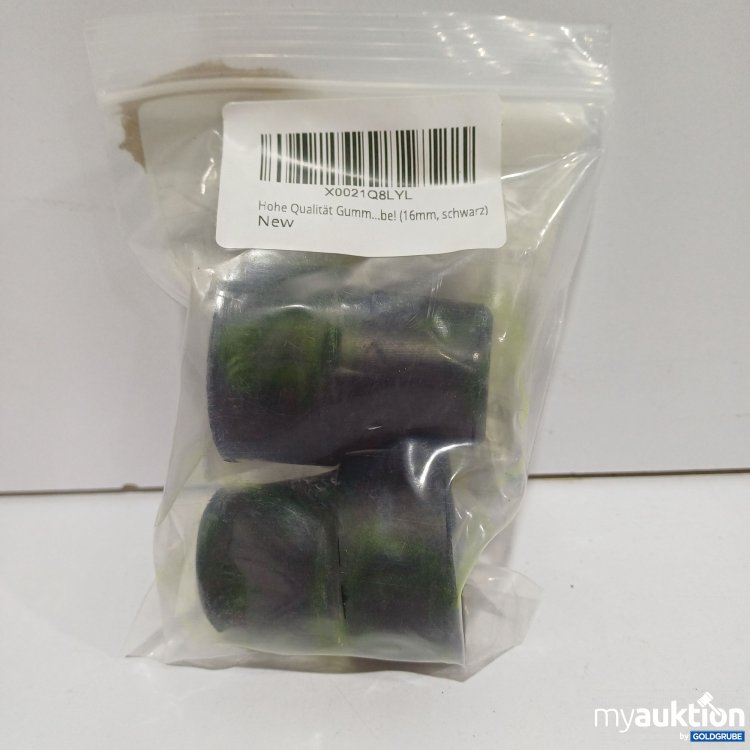 Artikel Nr. 898963: Gummipuffer 16mm, schwarz, 2Stk.