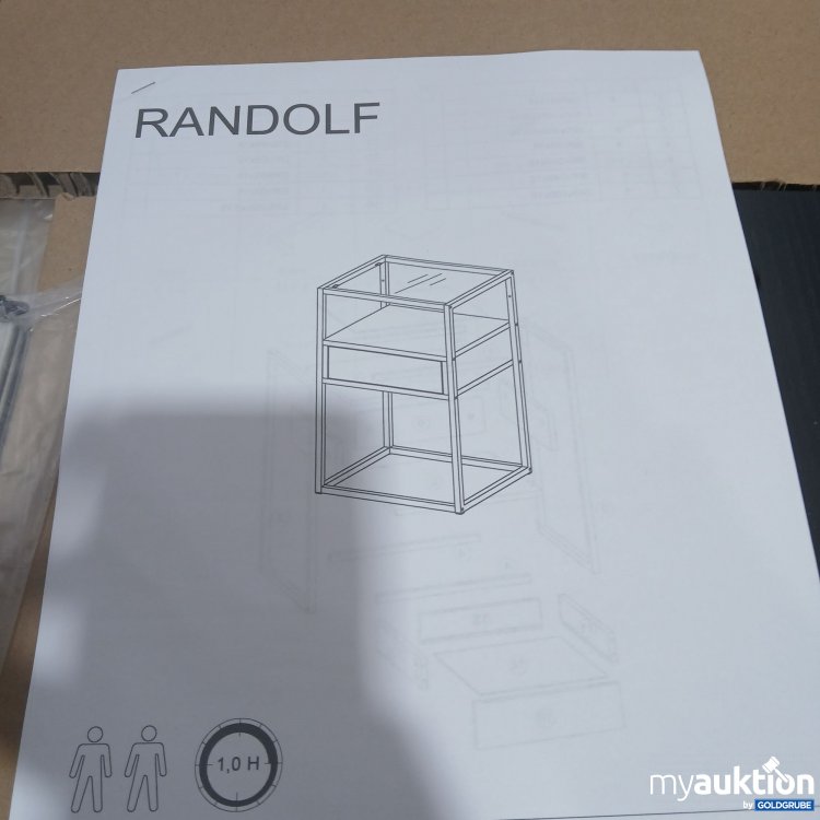 Artikel Nr. 901963: Randolf Randolf bedside table 40x35x60cm