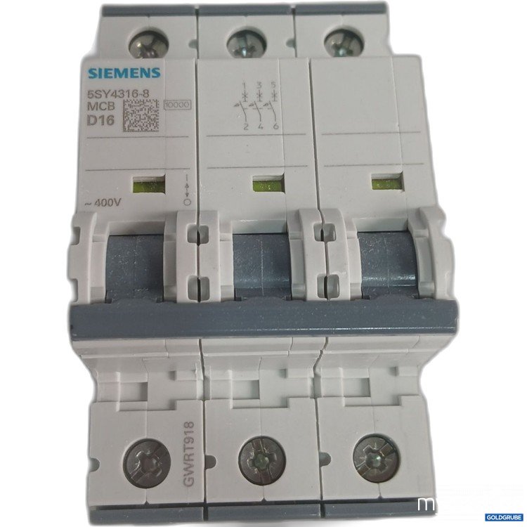 Artikel Nr. 956963: Siemens Leistungsschutzschalter 3polig 5SY4316-8  