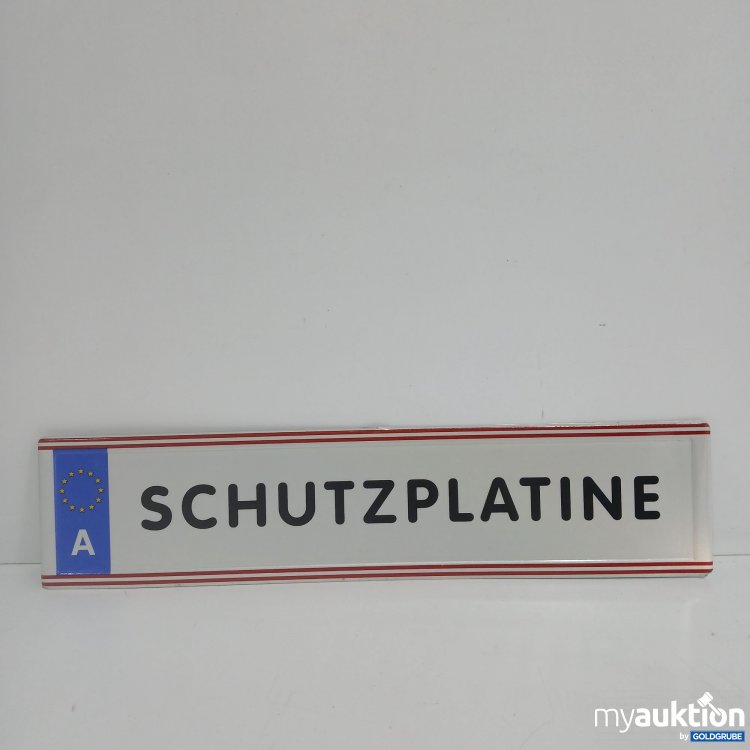 Artikel Nr. 361964 Artikel Nr. 361964: Kennzeichen "Schutzplatine" ca. 52x12cm