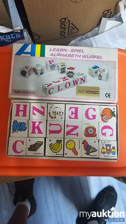 Artikel Nr. 396964: Lernspiel Alphabet Würfel 