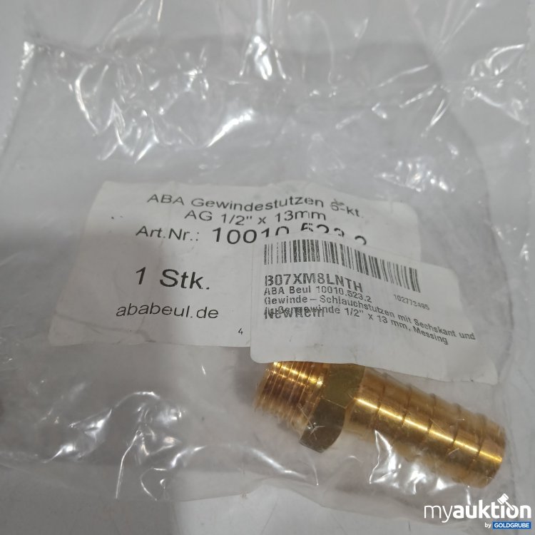 Artikel Nr. 812964 Artikel Nr. 812964: ABA Gewindestutzen 6-kt AG 1/2" x 13mm