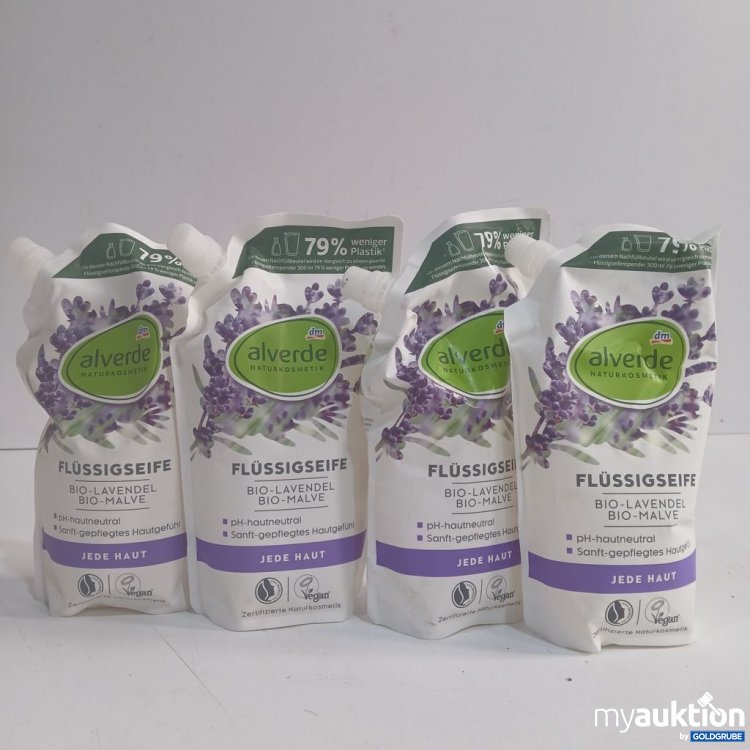 Artikel Nr. 952964: alverde Flüssigseife Bio-Lavendel 4x500ml