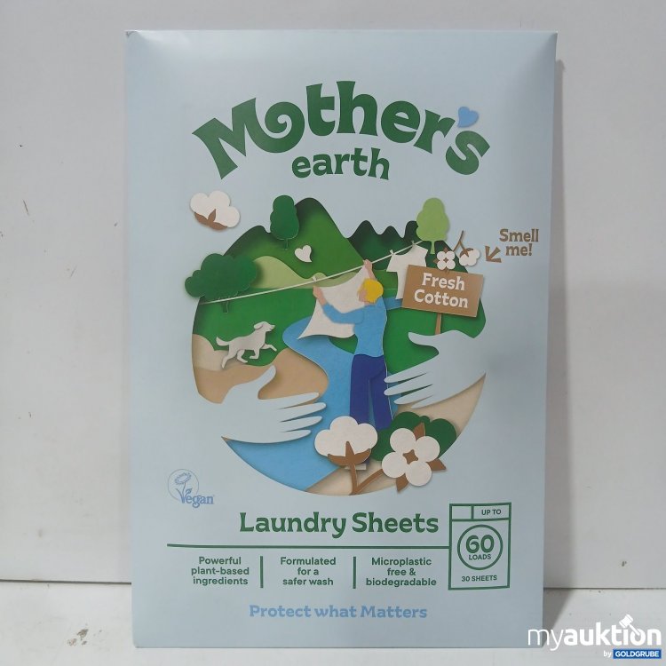 Artikel Nr. 471965 Artikel Nr. 471965: Mother's earth Laundry Sheets Fresh Cotton 30 Sheets