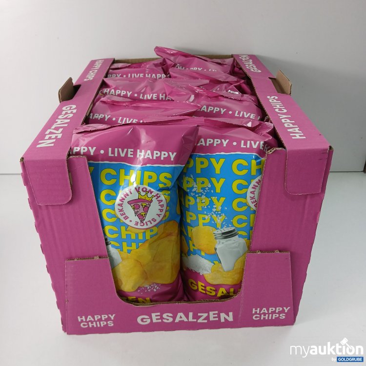 Artikel Nr. 800965 Artikel Nr. 800965: Happy Chips Gesalzen 8er Pack x150g