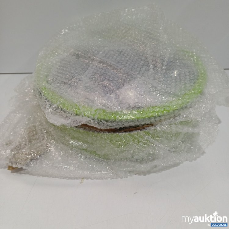 Artikel Nr. 894965: 3 Pfannen grün mit 2 Deckel, d=ca.30cm, d=ca.24cm, d=ca.20cm