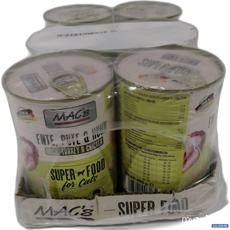 Artikel Nr. 897965: Macs Super Food Ente Pute Huhn 6x400g