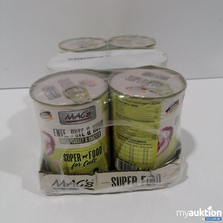 Artikel Nr. 897965: Macs Super Food Ente Pute Huhn 6x400g