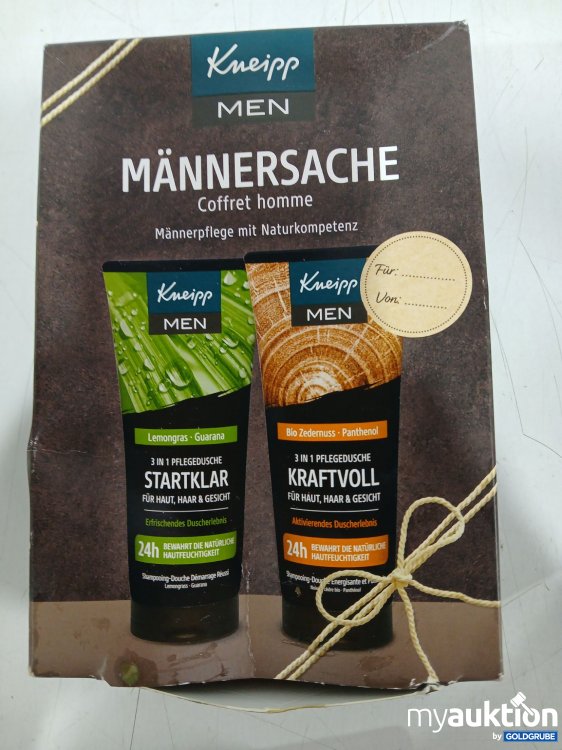 Artikel Nr. 994965: KNEIPP Männersache Geschenkeset Pflegedusche Startklar/Kaftvoll 3in1 2x200ml
